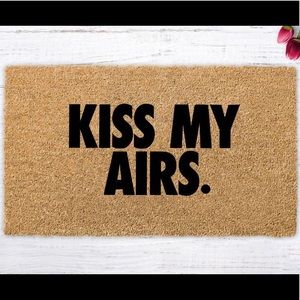 KISS MY AIRS Coir Doormat